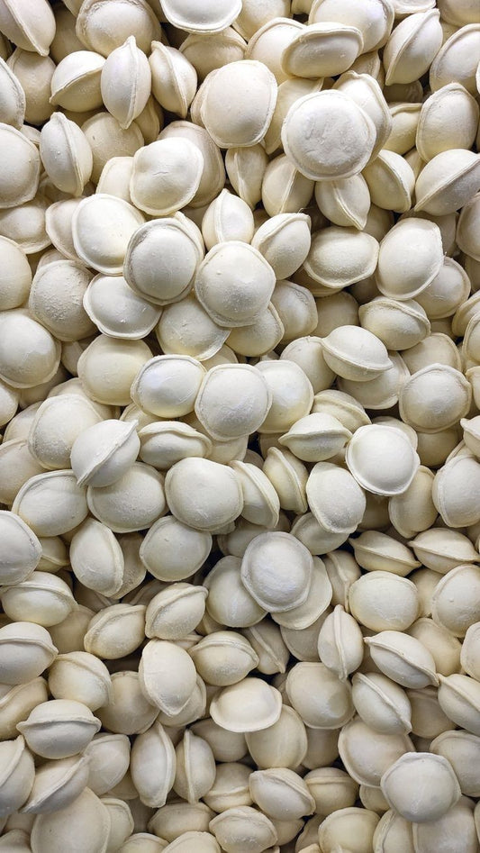 Raviolis à la viande de dinde. 1 kg. Moulure de quincaillerie. (GELER)