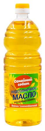 Unrefined sunflower oil 1 l.